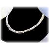 Image 3 : Sterling Silver Multi Strand Necklace 17" 12 Solid Chain