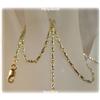 Image 3 : SOLID 14K GOLD 18" CHAIN 6G NECKLACE YELLOW