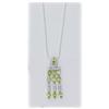 Image 2 : Genuine Peridot PENDANT NECKLACE VINTAGE Style