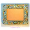 Image 1 : Photo Picture Frame Swarovski Crystals Baby Blue 5 x 7”