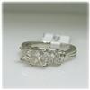 Image 3 : Platinum Diamond Ring 1.5 Carat AGL CERTIFIED
