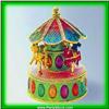Image 1 : Carousel Merry Go Round Box Swarovski Crystals Gold Jewelry Trinket