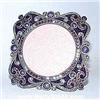 Image 1 : Photo Frame Swarovski Crystals 3.5" Purple Ornate