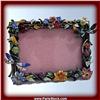 Image 1 : Gold Swarovski Crystals Photo Frame 4" X 6" Picture