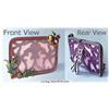 Image 1 : Red Orchid 3d Back Swarovski Crystals Frame Photo 4"X6"