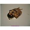 Image 2 : 14K Gold Hoops Earrings Huggies Dolphins Solid