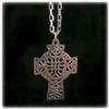 Image 1 : Sterling Silver Celtic Cross Pendant Necklace BIG