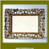 Image 1 : 24K Gold Swarovski Crystals Photo Frame 5"X7" Picture ORNATE BAROQUE