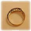 Image 2 : 10K YELLOW GOLD I LOVE YOU DIAMOND RING BAND NEW