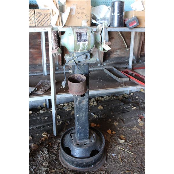 Bench Grinder with Stand
