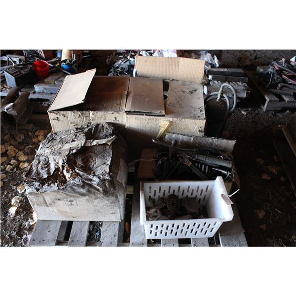 Yard lights, shop tools (everything on pallet)
