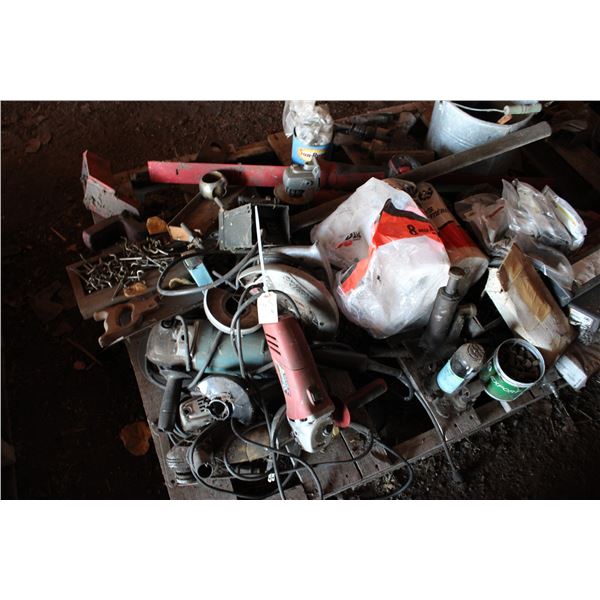 Welding rods, electric tools (everything on pallet)