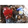 Image 1 : Air compressor, heater, jerry cans etc (everything on pallet)