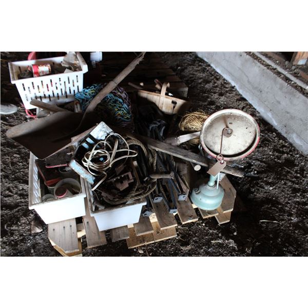 Tools, hardware etc (everything on pallet)