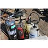 Image 5 : Sprayer, air tank, fire extinguisher's, cooler (everything on pallet)