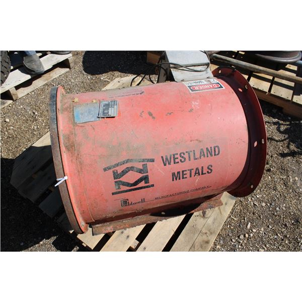 Aeration fan 230 Volts