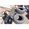 Image 1 : Quad tires at 25 x 10, chicken wire (everything on pallet)