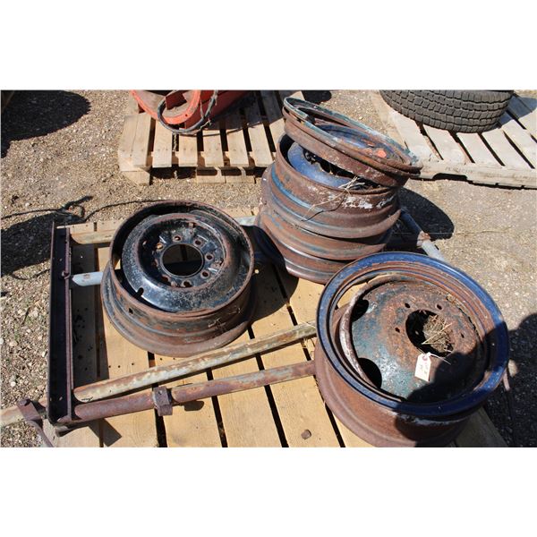 Headgate and rims (everything on pallet)