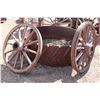Image 1 : (2 X THE MONEY) Wooden wagon wheels 4"