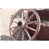 Image 2 : (2 X THE MONEY) Wooden wagon wheels 4"
