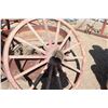 Image 3 : (2 X THE MONEY) Wooden wagon wheels 52"
