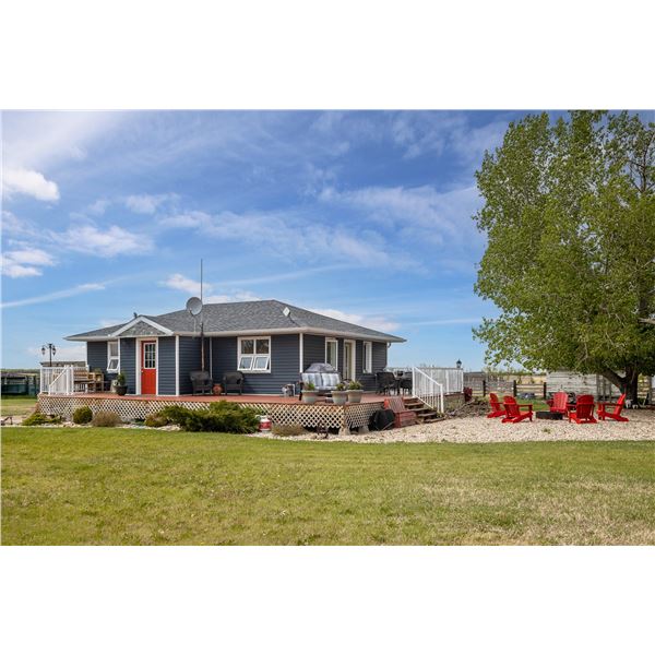 HOME QUARTER IN THE RM of ABERDEEN 160.19 Acres House ,Quonset, Barn  PLUS 21.42 Acres