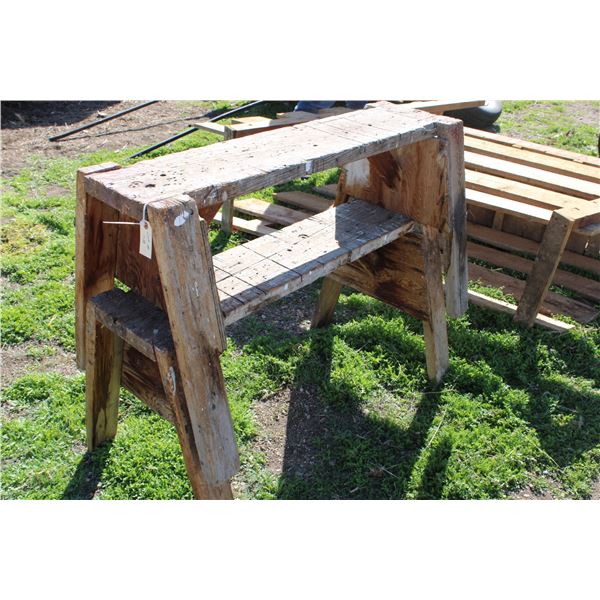Wooden Saw Horses (2)