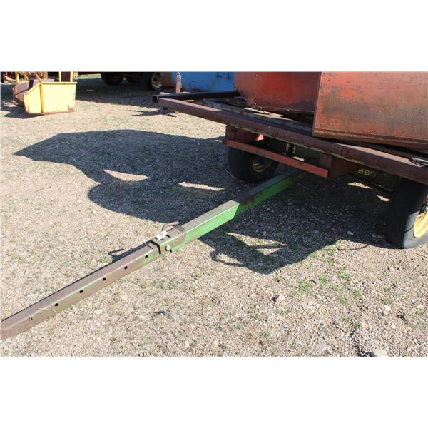 Metal farm wagon 9 1/2' x 23'