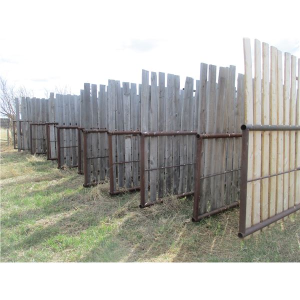 4 Standing Panels windbreaks 30'
