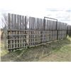 Image 1 : 30' Windbreak with swing gate 16' - bent swing gate
