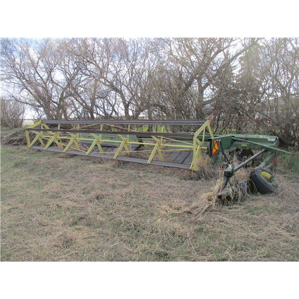 John Deere pull type swather 25'
