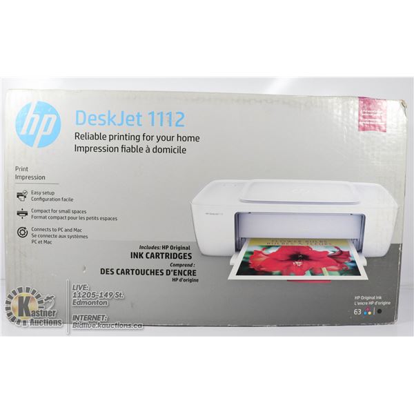 NEW HP DESKJET 1112 PRINTER