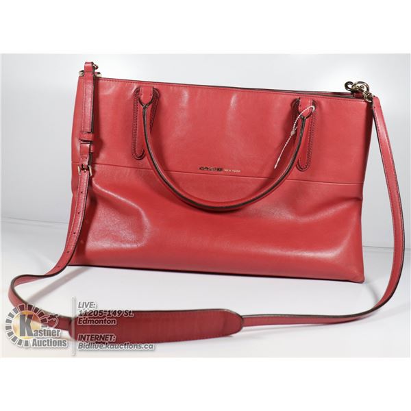 AUTHENTIC COACH LEATHER HANDBAG # 32291