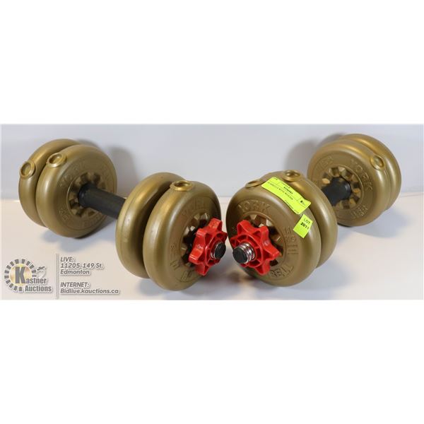 DUMBELLS WITH WEIGHS