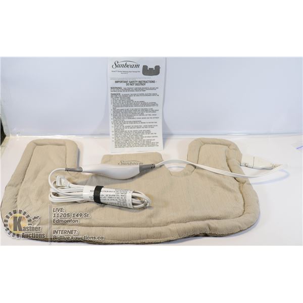 LARGE SUNBEAM RENUE HEAT/MOIST THERAPY WRAP