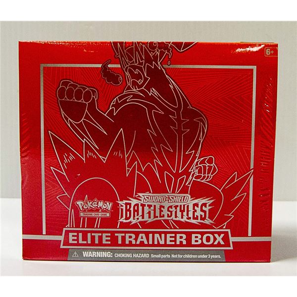 POKEMON BATTLE STYLES ELITE TRAINER BOX BOOSTERS E