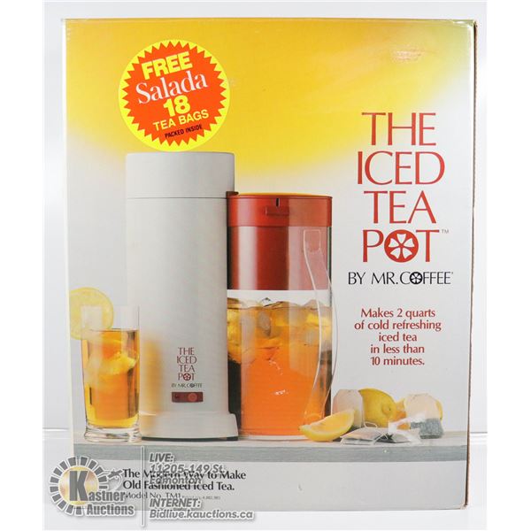 NEW MR. COFFEE ICE TEA MAKER