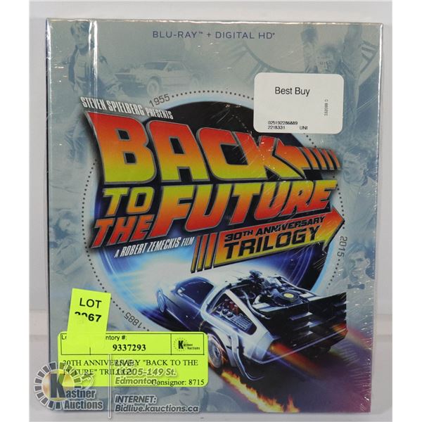 30TH ANNIVERSARY "BACK TO THE FUTURE" TRILOGY
