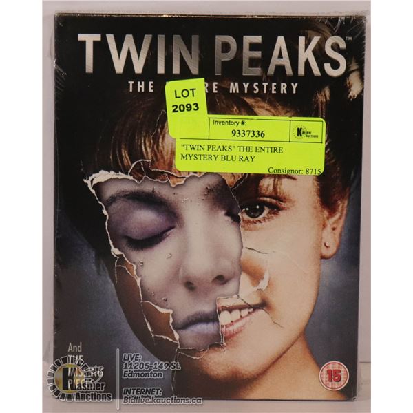 "TWIN PEAKS" THE ENTIRE MYSTERY BLU RAY