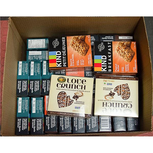 FLAT LOT OF PROTEIN AND SNACK BARS