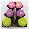 Image 1 : DUMBBELL SET WITH STAND