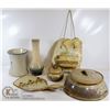 Image 1 : POTTERY LOT OF 6 ASSORTED PIECES