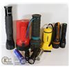 Image 1 : FLASHLIGHTS- ASSORTED LOT OF 10