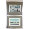 Image 1 : FRAMED ART PRINTS- SET OF 2- "TEXADA ISLAND" &