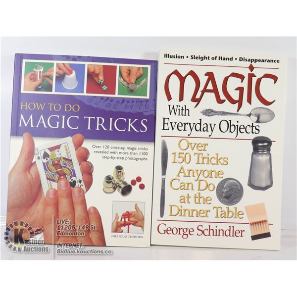 "MAGIC" HOW TO BOOKS- LOT OF 2