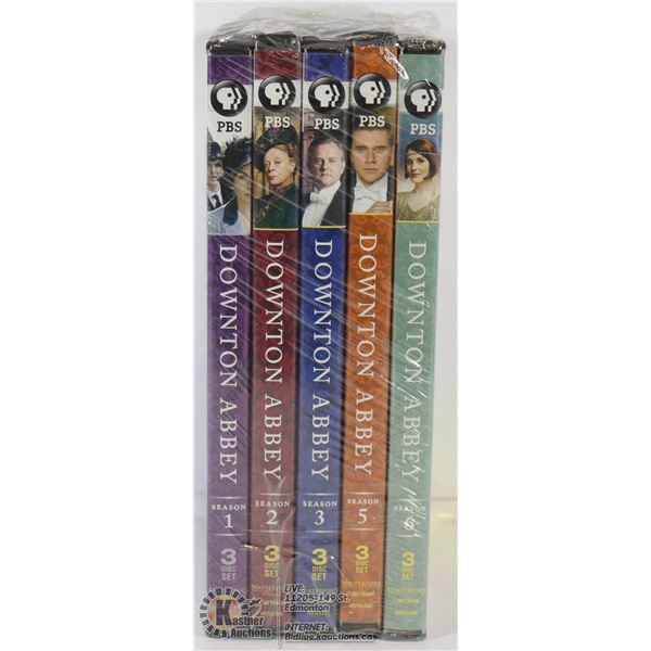 "DOWNTON ABBEY" DVD'S SEASONS 1, 2, 3, 5, 6