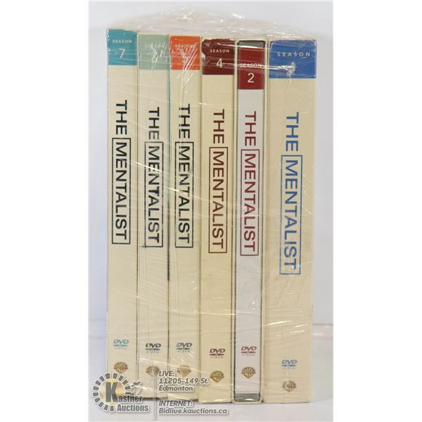 "THE MENTALIST" TV SERIES DVD'S SEASONS