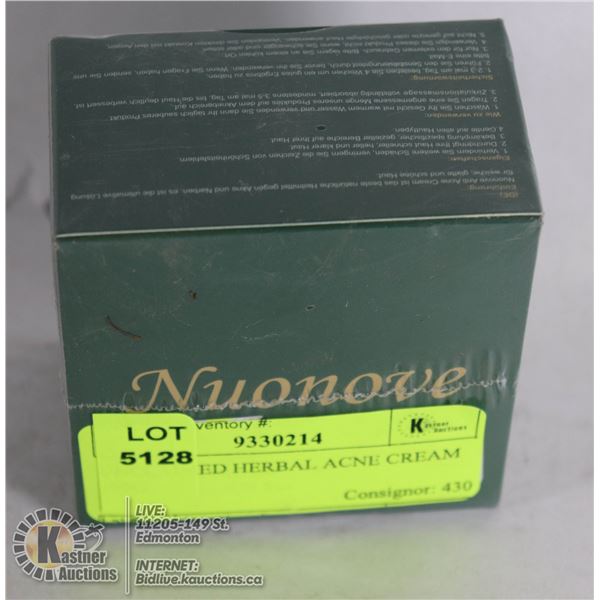 UNCLAIMED HERBAL ACNE CREAM 100G