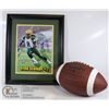 Image 1 : EDMONTON ESKIMOS "FRED STAMPS" FRAMED PICTURE