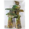 Image 1 : HANDCRAFTED INUKSHUK 17" X 11"- ARTIST JOANNE